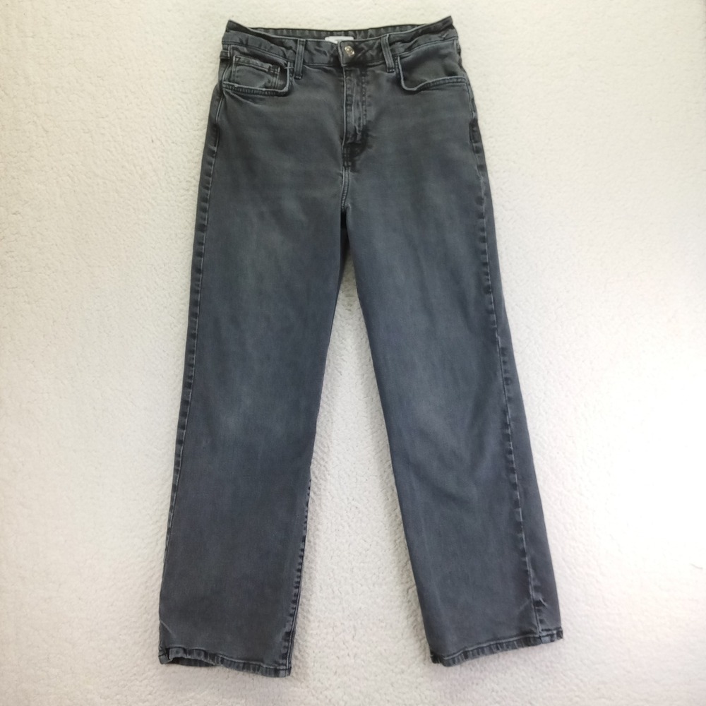 Forever 21 Mens Straight Leg Jeans Faded Black‎ Denim Size 30 Stretch Cotton